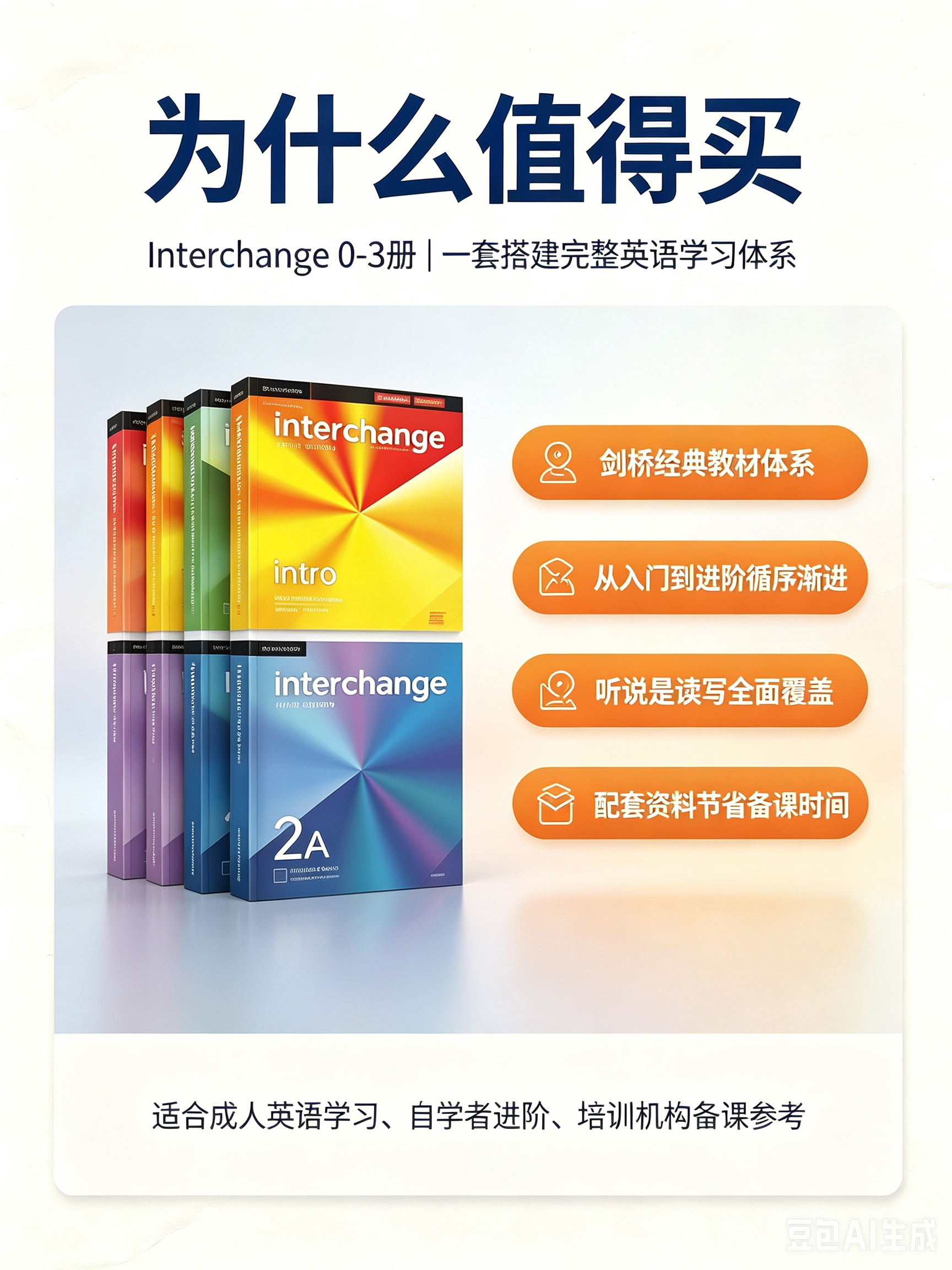 剑桥国际英语教程 Interchange intro、1–3 册-2爱1学习资源网-伴学无忧