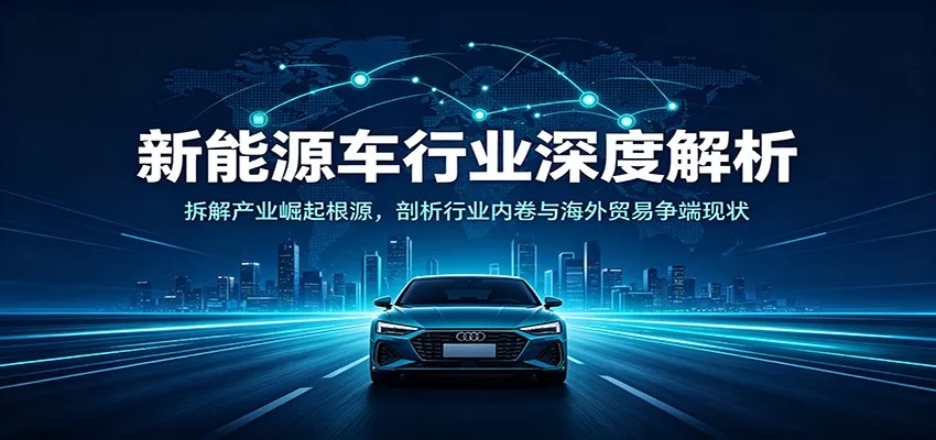 新能源车行业深度解析：拆解产业崛起根源，剖析行业内卷与海外贸易争端现状-2爱1学习资源网-伴学无忧