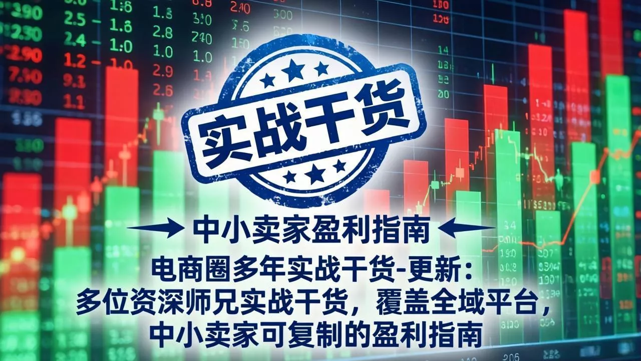 电商圈多年实战干货-更新2026:多位资深师兄实战干货/覆盖全域平台,中小卖家可复制的盈利指南-2爱1学习资源网-伴学无忧