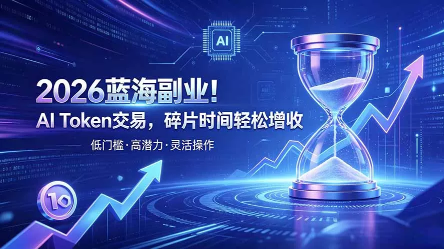 AI Token算力赛道！普通人可入局的数字副业-2爱1学习资源网-伴学无忧