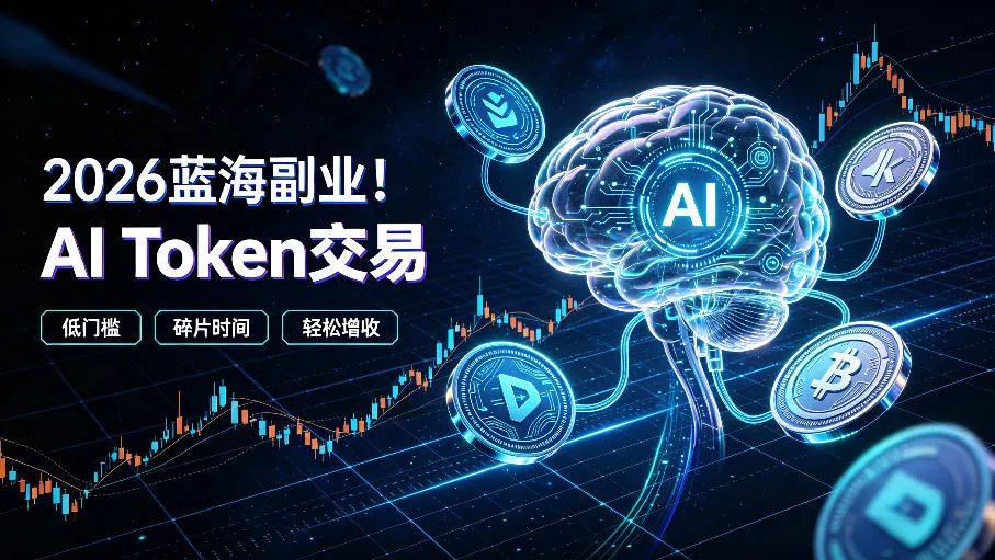 2026全新风口副业|AI智能Token交易,空闲时间轻松 賺 收益,无需全天盯盘【揭秘】-2爱1学习资源网-伴学无忧