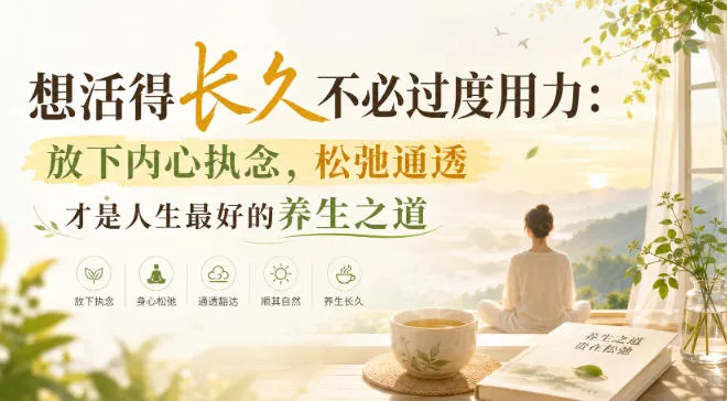 付费文章：想活得长久不必过度用力：放下内心执念，松弛通透才是人生最好的养生之道-2爱1学习资源网-伴学无忧