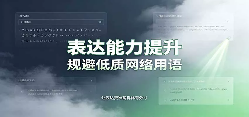 表达能力提升:语言塑造思想逻辑,规避低质网络用语,强化心智感知-2爱1学习资源网-伴学无忧