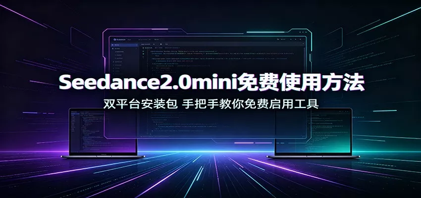 Seedance2.0mini免费使用方法：双平台安装包，手把手教你免费启用工具-2爱1学习资源网-伴学无忧