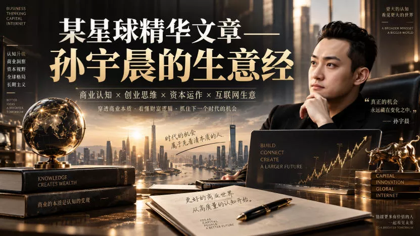 某星球精华文章——孙宇晨的生意经-2爱1学习资源网-伴学无忧