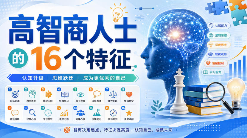 付费文章：高智商人士的16个特征-2爱1学习资源网-伴学无忧