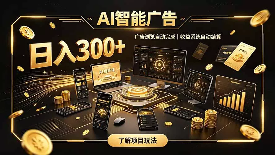 自研 AI 系统｜轻资产起步｜长期稳定收益｜宝妈 上班族轻轻松松日入300+-2爱1学习资源网-伴学无忧