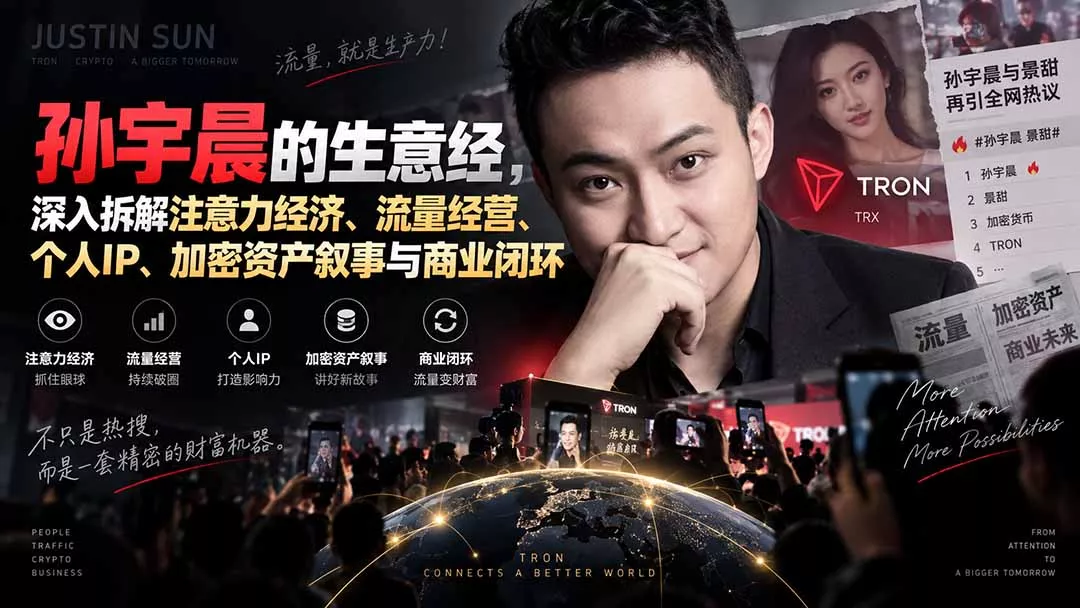 某星球精华文章——孙宇晨的生意经，深入拆解注意力经济、流量经营、个人IP、加密资产叙事与商业闭环-2爱1学习资源网-伴学无忧