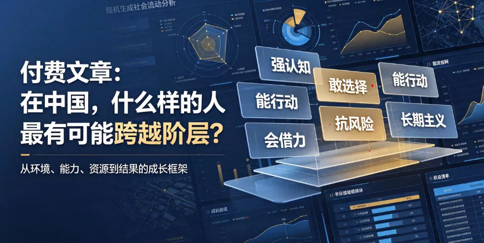 付费文章：在中国，什么样的人最有可能跨越阶层？-2爱1学习资源网-伴学无忧