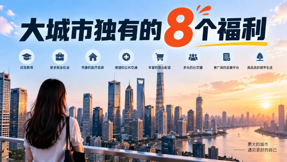 某公众号付费文章：大城市独有的8个福利-2爱1学习资源网-伴学无忧