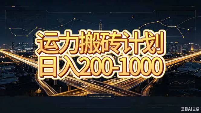 运力搬砖，风口项目。当日收益稳定200-1000。 每天仅需一小时，新人轻松上手。