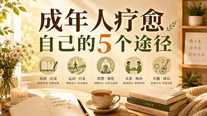 付费文章：成年人疗愈自己的5个途径-2爱1学习资源网-伴学无忧