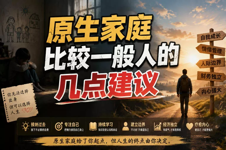 付费文章：给原生家庭比较一般人的几点建议-2爱1学习资源网-伴学无忧