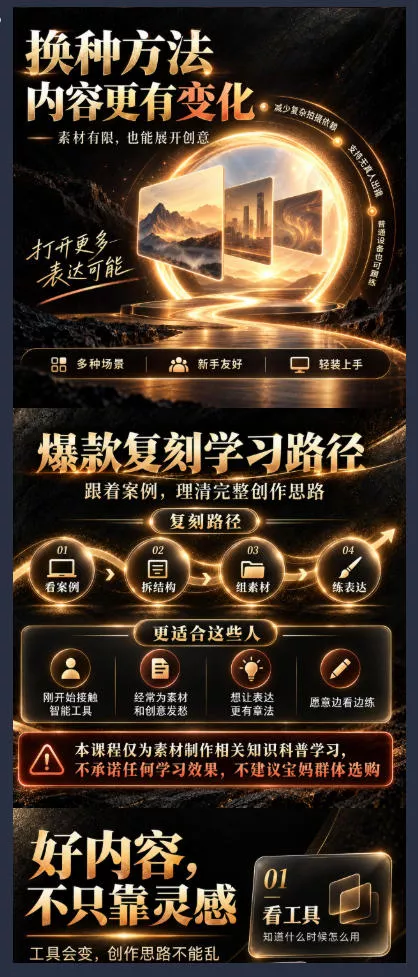 素材制作知识课,爆款复刻Codex短视频自动化,从素材拆解到创意表达,让AI自动“干活”,而不是只会回答问题-2爱1学习资源网-伴学无忧