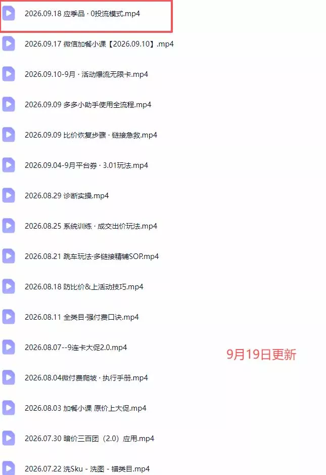 拼多多实战特训营(更新0920-2爱1学习资源网-伴学无忧