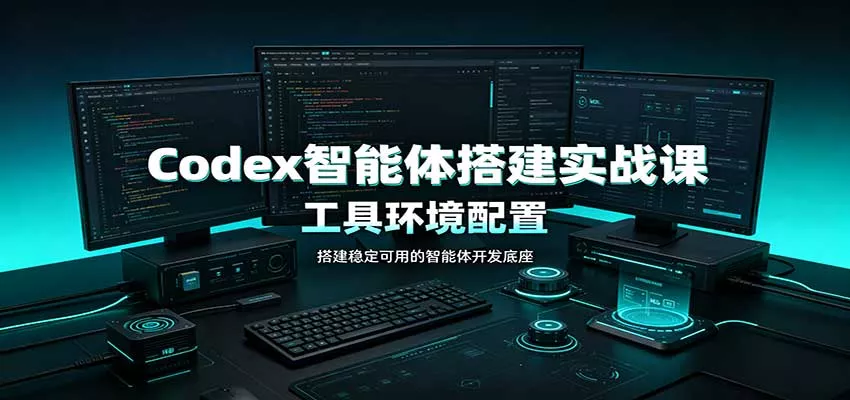 Codex智能体搭建实战课:工具环境配置,自定义技能开发,多业务自动化教学-2爱1学习资源网-伴学无忧