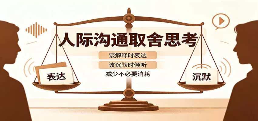 人际沟通取舍思考:分清解释与沉默边界,拿捏职场生活沟通分寸减少情绪内耗-2爱1学习资源网-伴学无忧