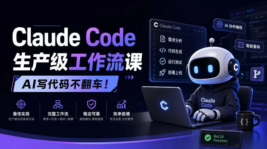 Claude Code生产级工作流课，AI写代码不翻车！【原创双语字幕】-2爱1学习资源网-伴学无忧