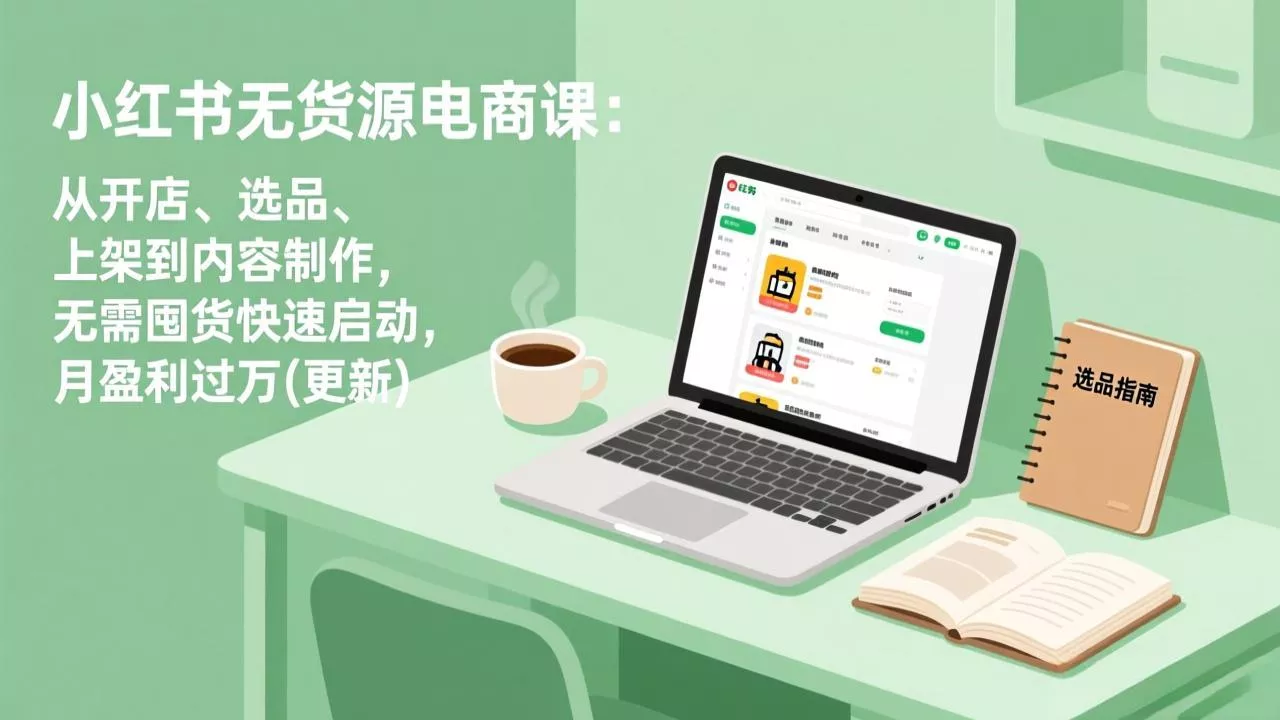 小红书无货源电商课(7月更新 小红书无货源电商课(7月更新