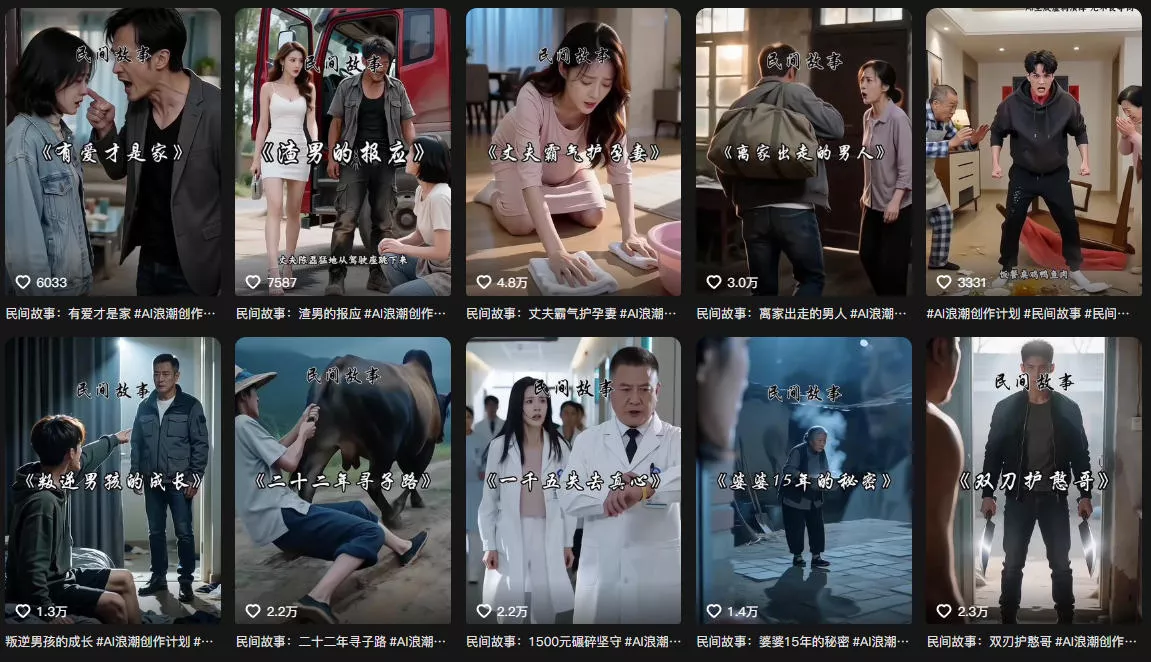 抖音93W粉丝博主老朱故事会亲授AI都市故事短视频教学，从选题到成片的全过程，小白也能够快速起号涨粉接广告变现-2爱1学习资源网-伴学无忧