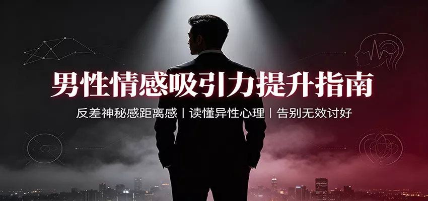 男性情感吸引力提升指南:反差神秘感距离感,读懂异性心理,告别无效讨好-2爱1学习资源网-伴学无忧