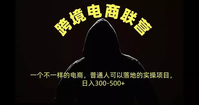 跨境电商联营，一个不一样的电商，普通人可操作日入300-500+-2爱1学习资源网-伴学无忧