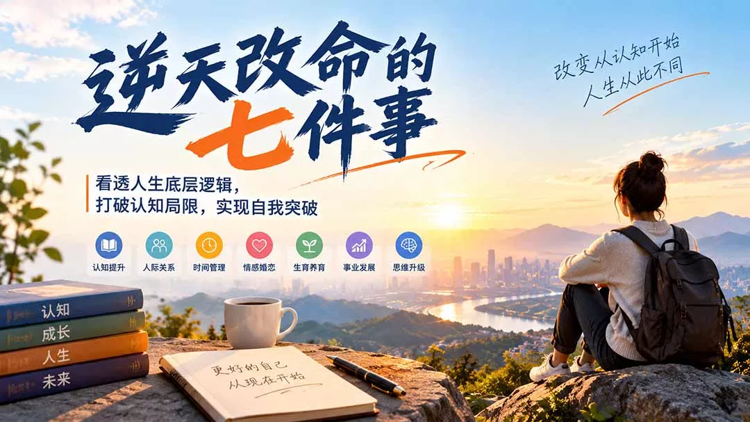 付费文章：逆天改命的七件事，看透人生底层逻辑，打破认知局限，实现自我突破-2爱1学习资源网-伴学无忧